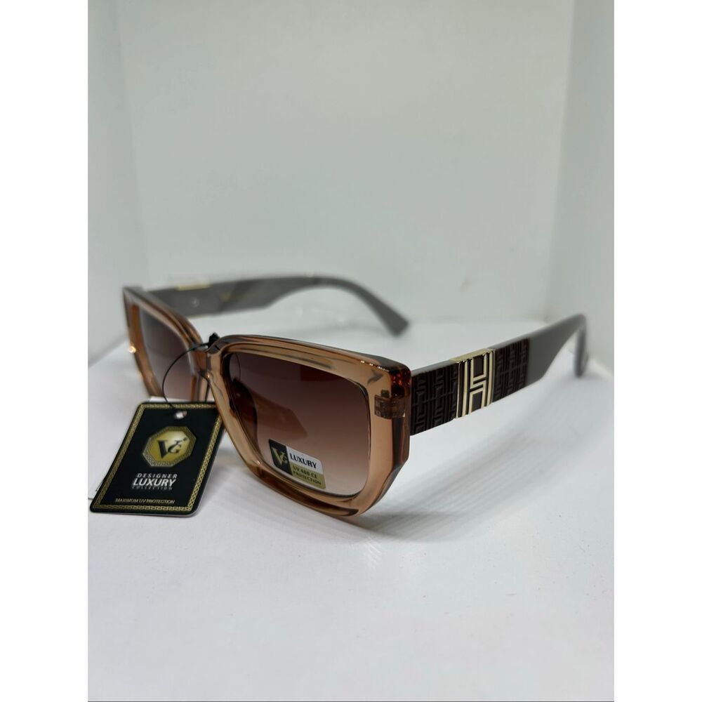 VG Designer Luxury Square Sunglasses NWT UV400 Protection